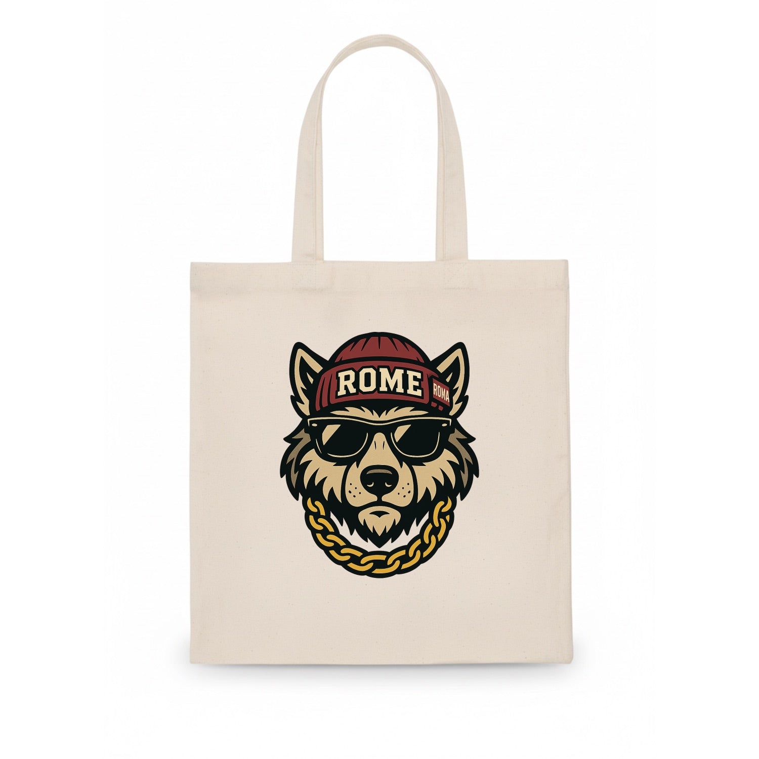 Rome Wolf - Tote Bag - white