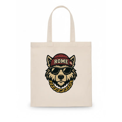 Rome Wolf - Tote Bag - white