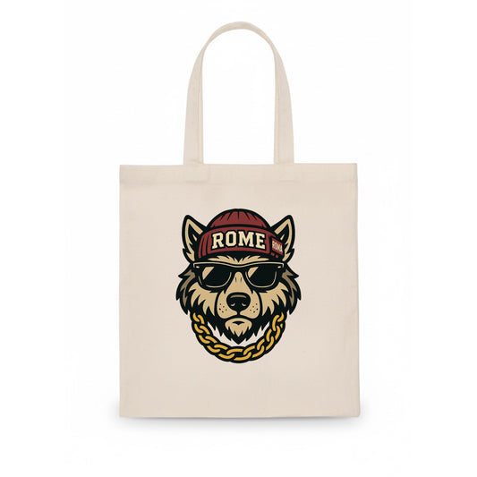 Rome Wolf - Tote Bag - white