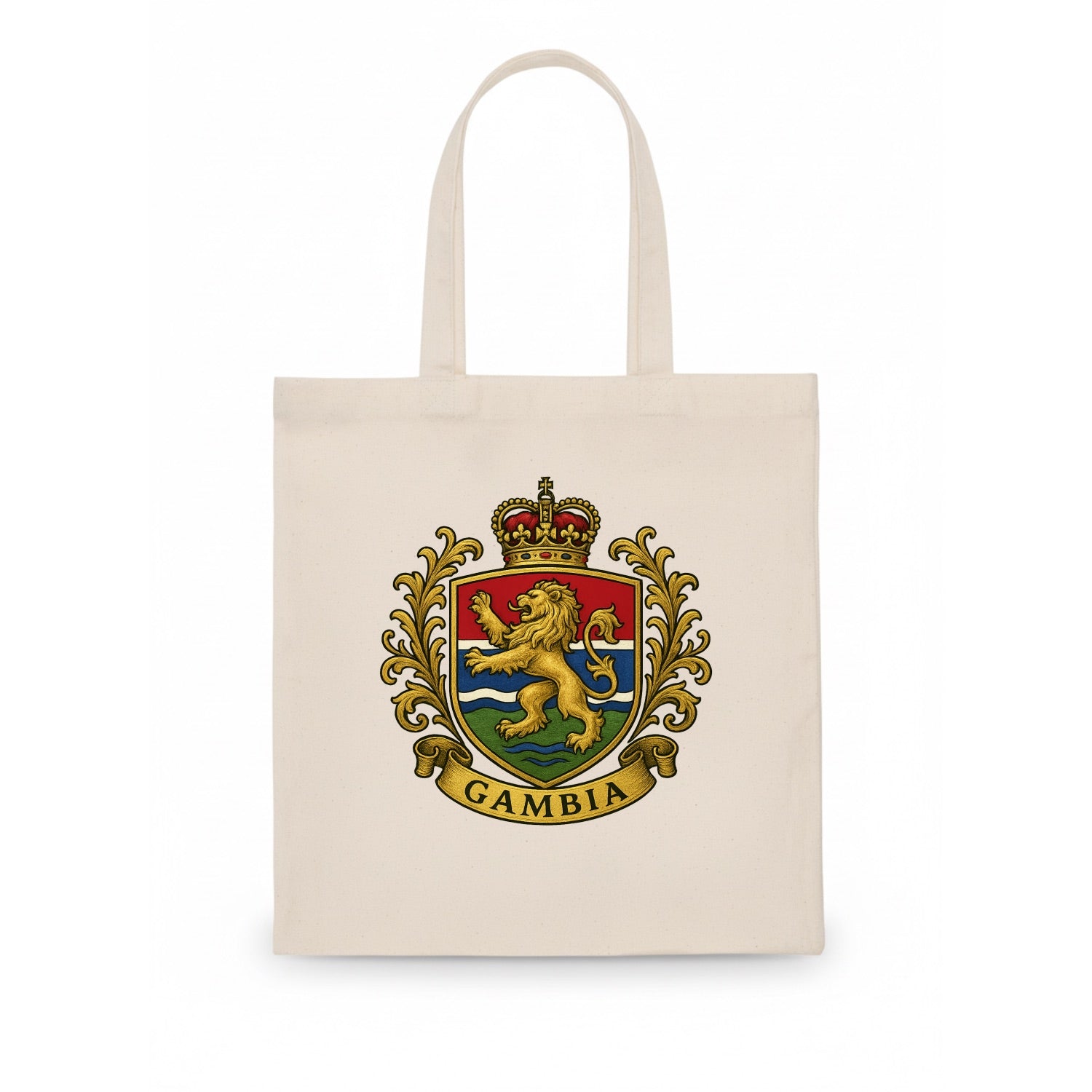 Gambia Heritage Badge  - Tote Bag - white