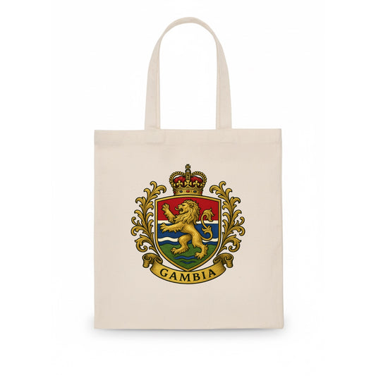 Gambia Heritage Badge  - Tote Bag - white