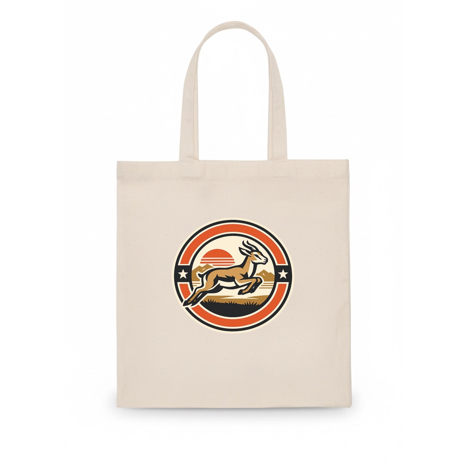 Proud Springbok Emblem - Tote Bag - white
