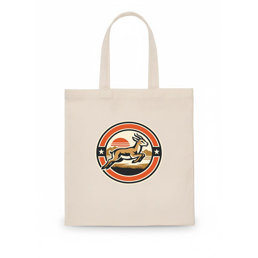 Proud Springbok Emblem - Tote Bag - white