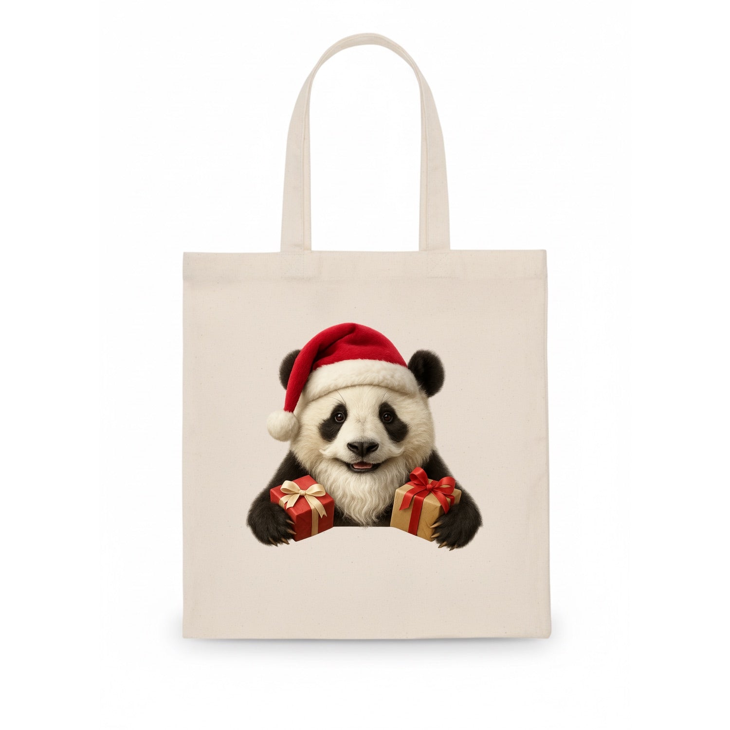 Santa Panda  - Tote Bag - white