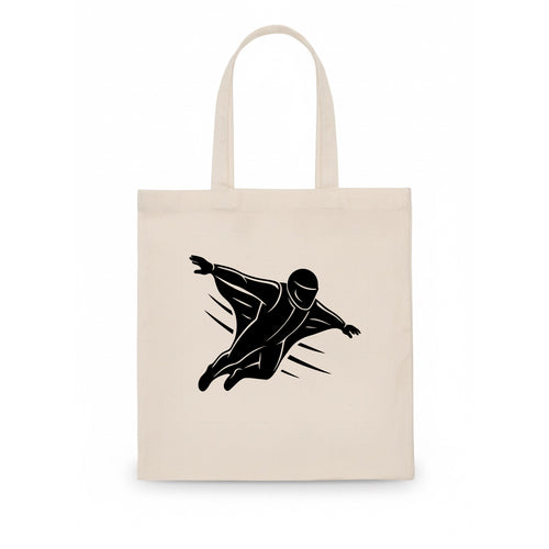 Wingsuit flyer gliding - Tote Bag