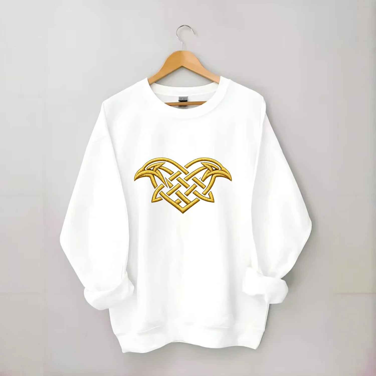 Raven Knot - Crewneck Sweatshirt - white