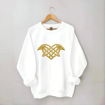 Raven Knot - Crewneck Sweatshirt - white