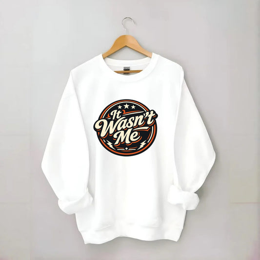 Unapologetic Rebel Emblem - Crewneck Sweatshirt - white
