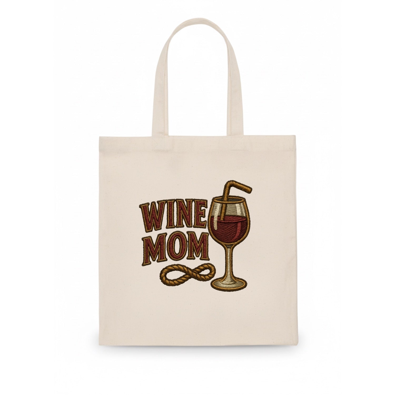 Wine Mom  - Tote Bag - white
