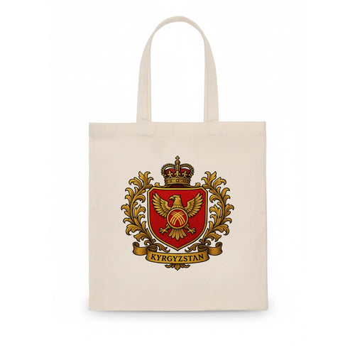 Kyrgyzstan Heritage Badge  - Tote Bag