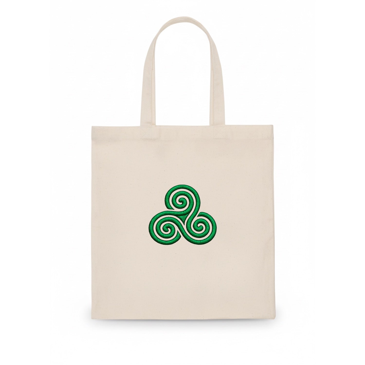 Triple Spiral - Tote Bag - white