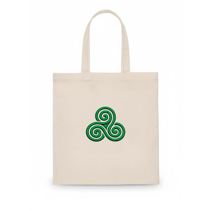 Triple Spiral - Tote Bag - white