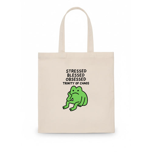 STRESSED BLESSED OBSESSED | Trinity of chaos - Tote Bag