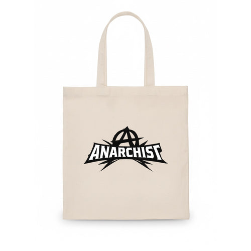 Bold typography design - ANARCHIST - no masters, self-governed - Tote Bag