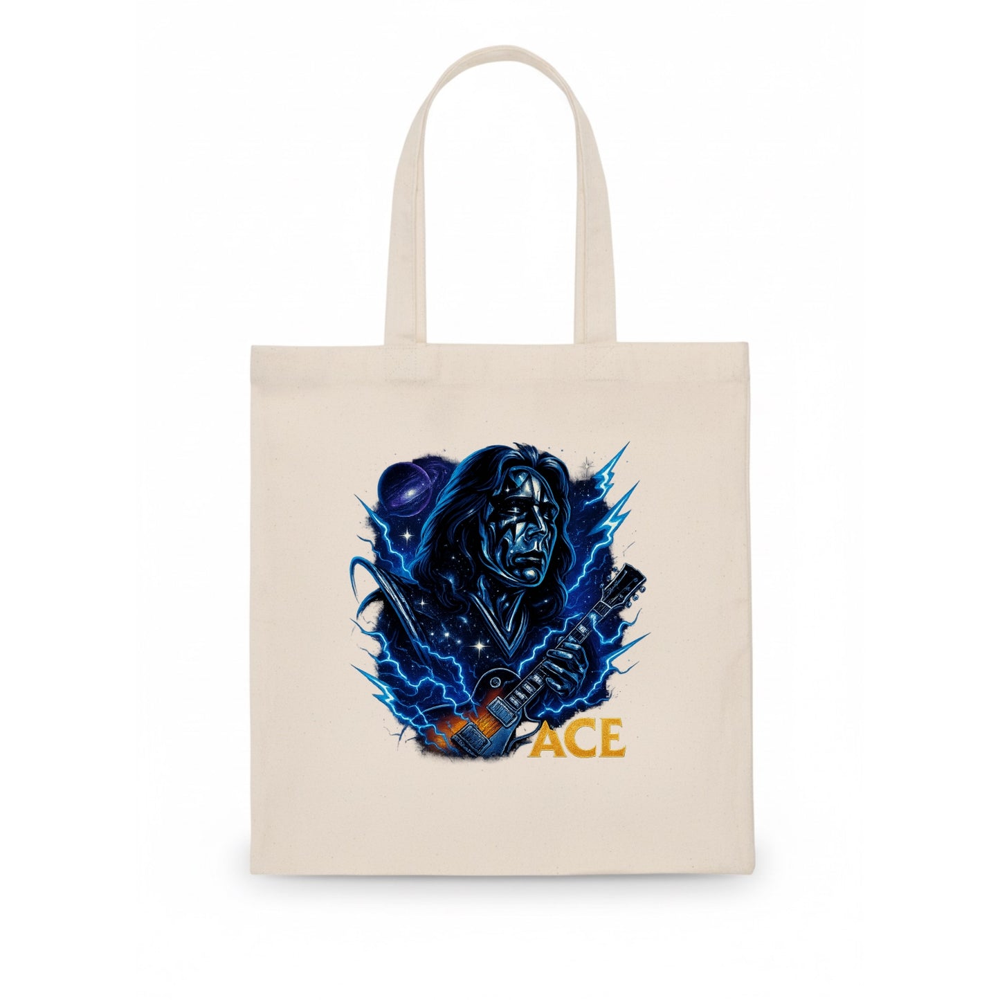 Cosmic Chrome Portrait - Tote Bag - white