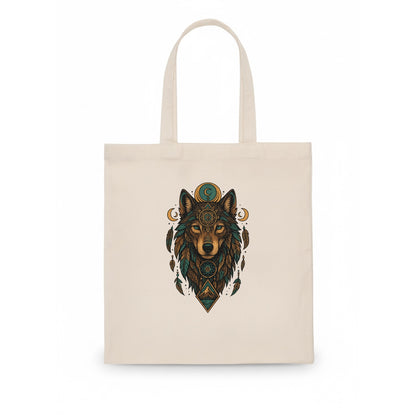 Retro 80s Wolf  - Tote Bag - white