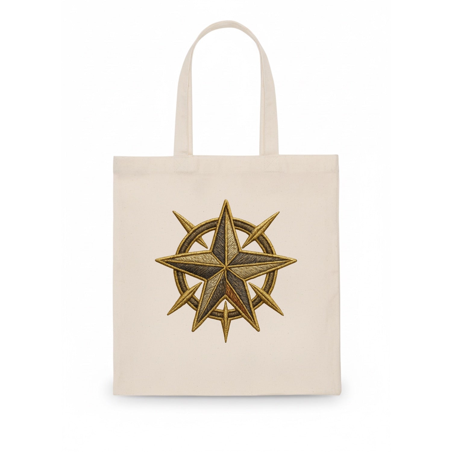 Nautical Star  - Tote Bag - white