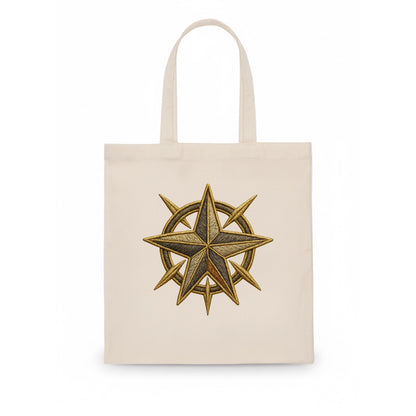 Nautical Star  - Tote Bag - white