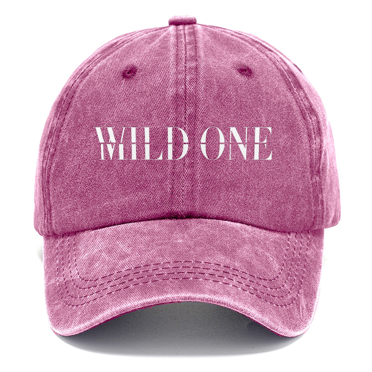 Wild One Mild One Split Feelings Classic Cap – Dusty Rose