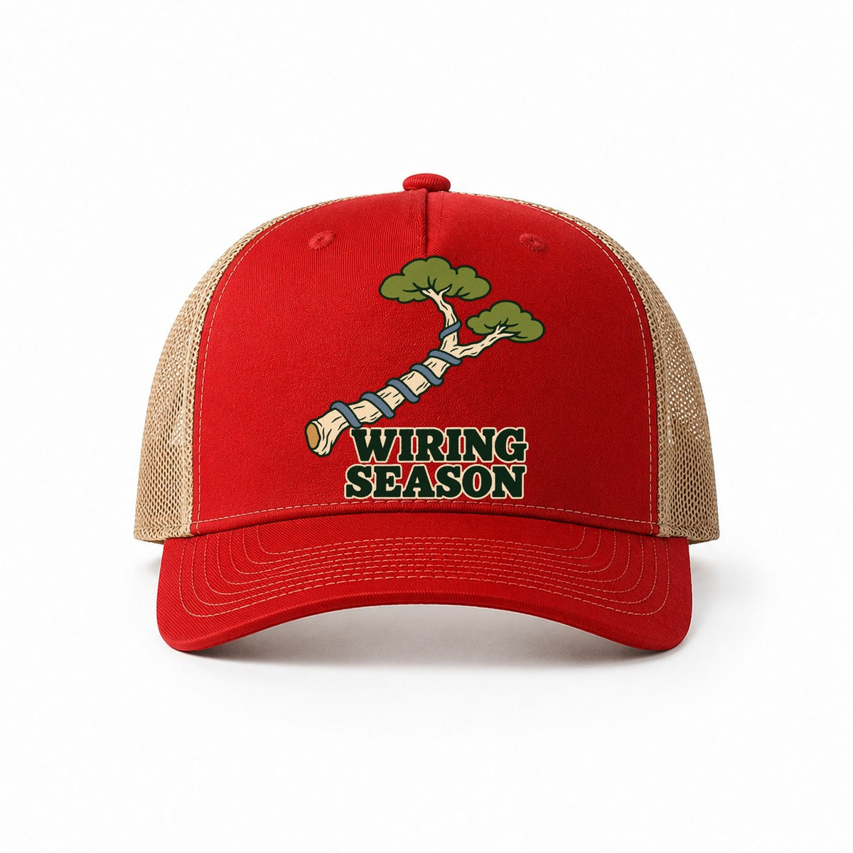 Red-Khaki — front view