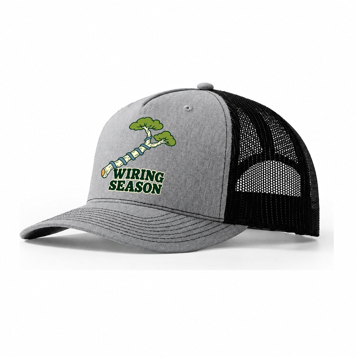 Wiring Season Bonsai Trucker Hat – Sport Grey Black