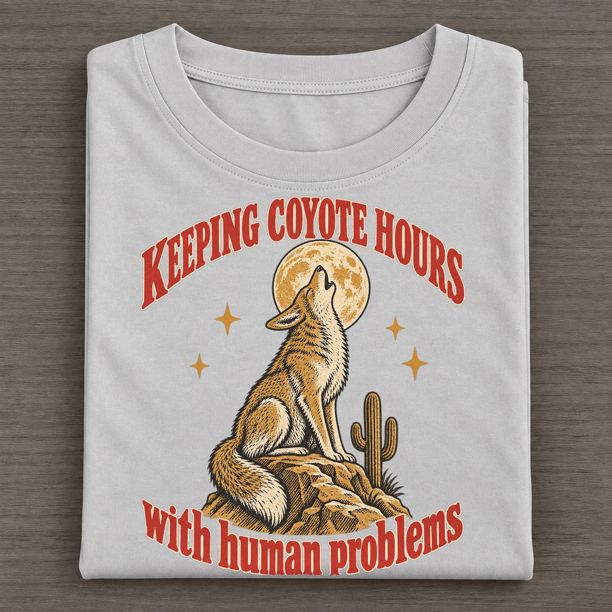 With Human Problems Unhinged Affirmations Classic T-shirt – Grey