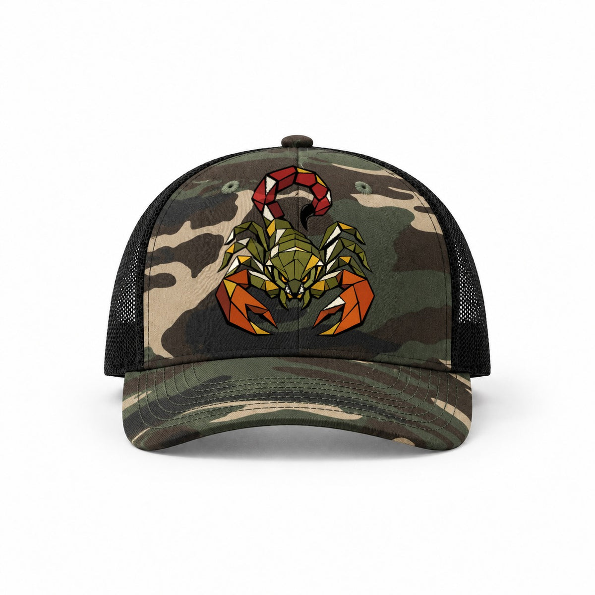 Woodland Camo-Black — front view