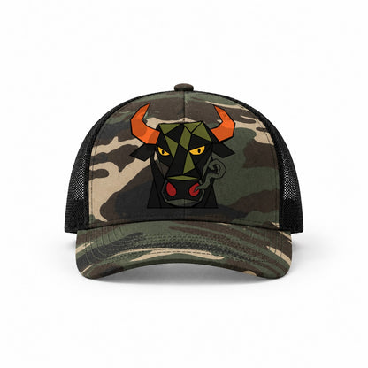 Woodland Camo-Black — front view