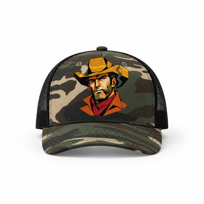 Woodland Camo-Black — front view