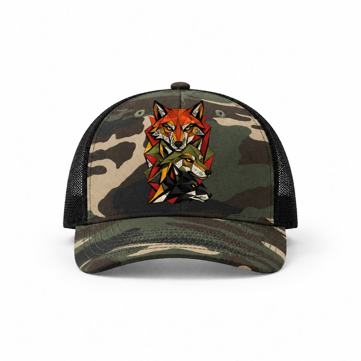 Woodland Camo-Black — front view