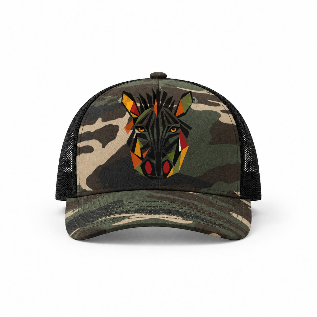 Woodland Camo-Black — front view