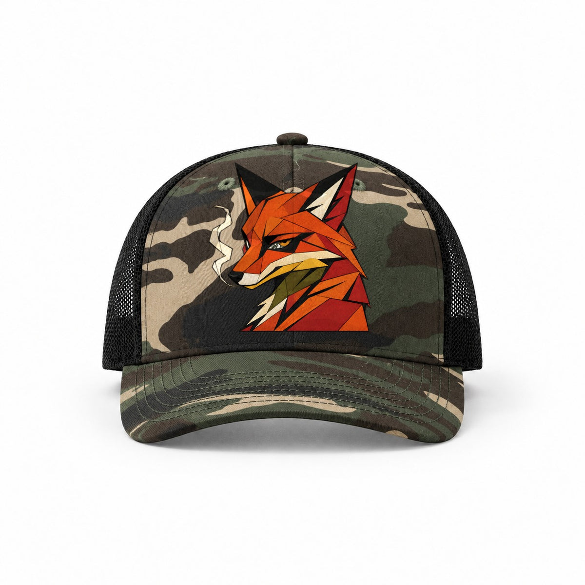 Woodland Camo-Black — front view