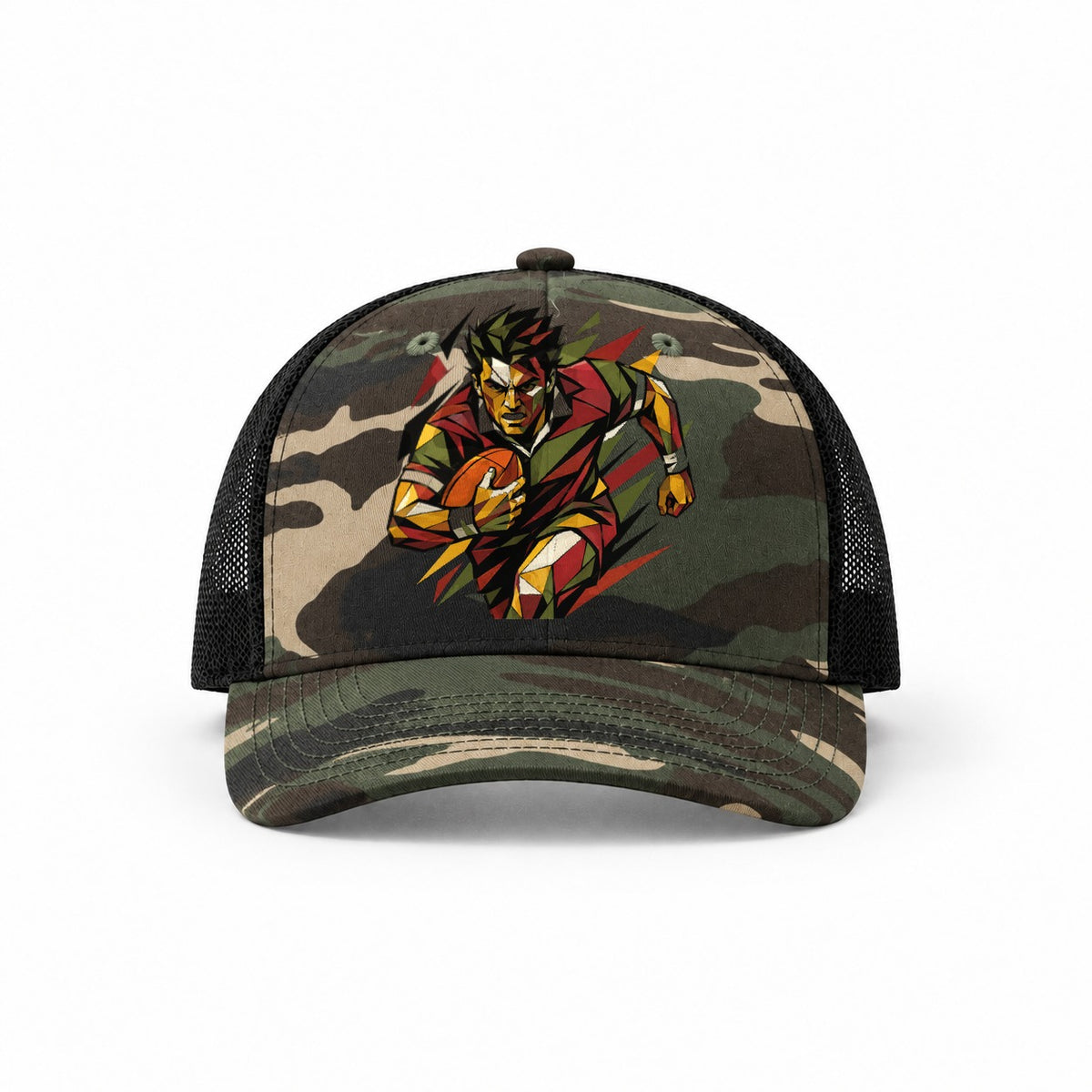 Woodland Camo-Black — front view