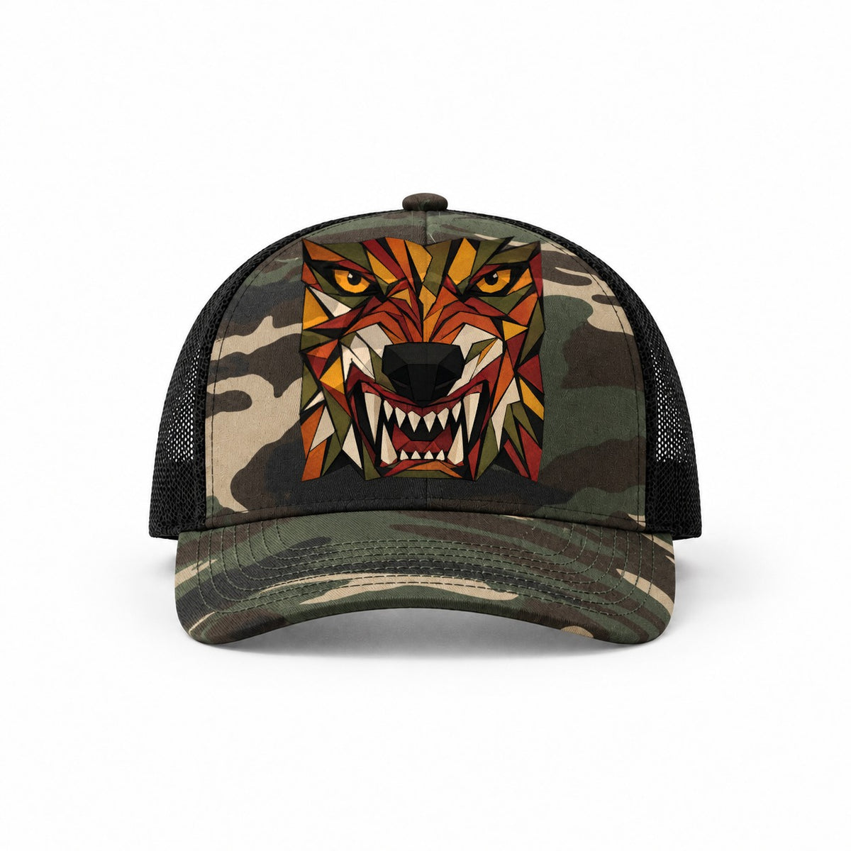 Woodland Camo-Black — front view