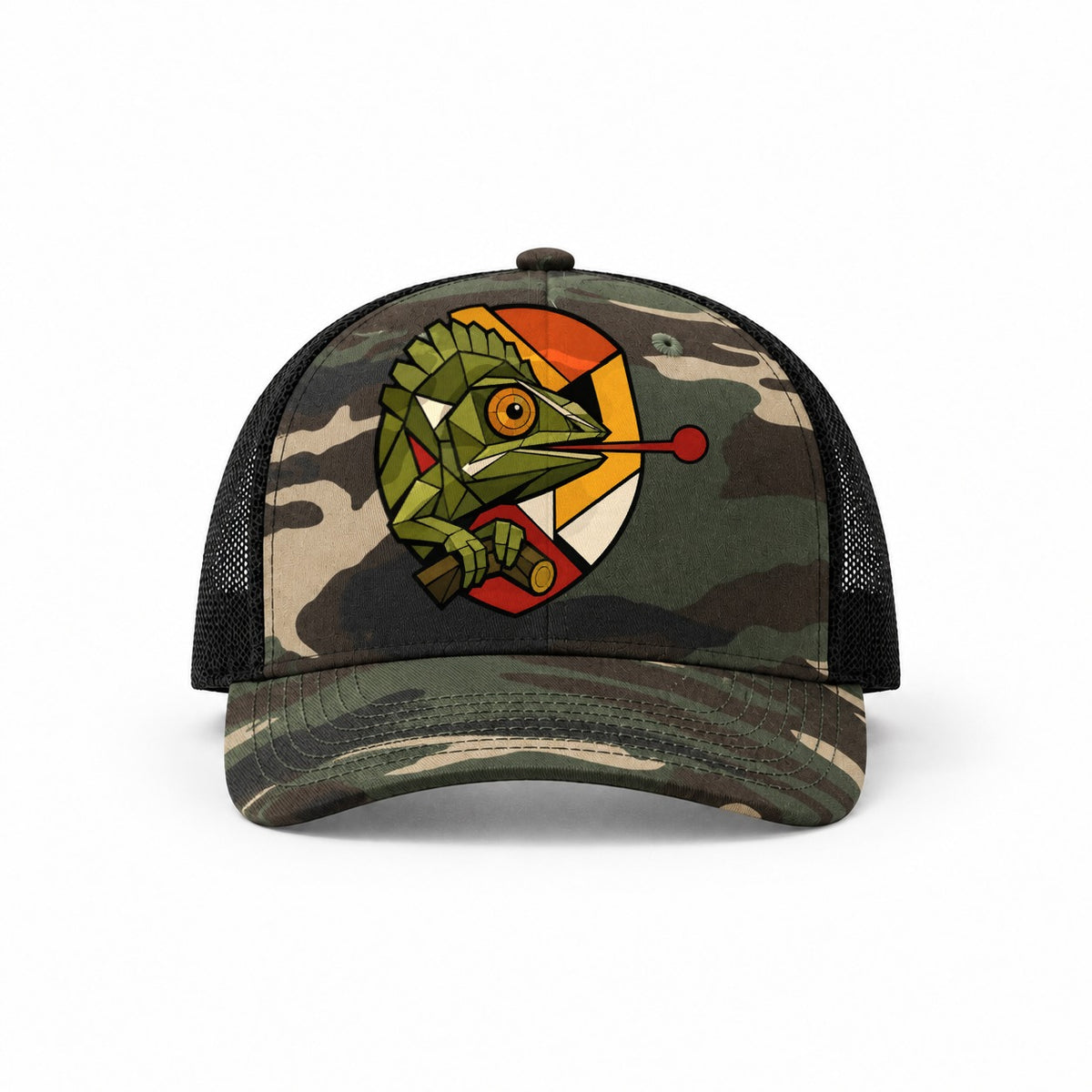 Woodland Camo-Black — front view