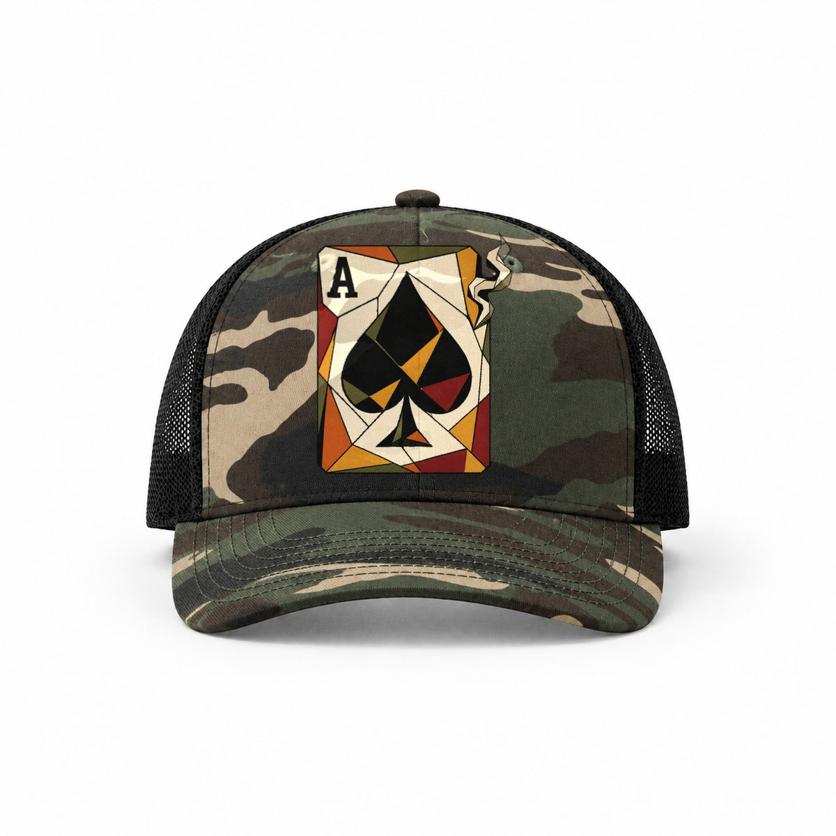 Woodland Camo-Black — front view