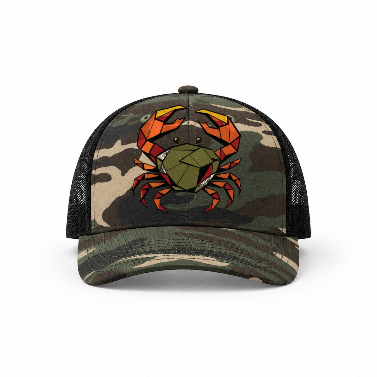 Woodland Camo-Black — front view
