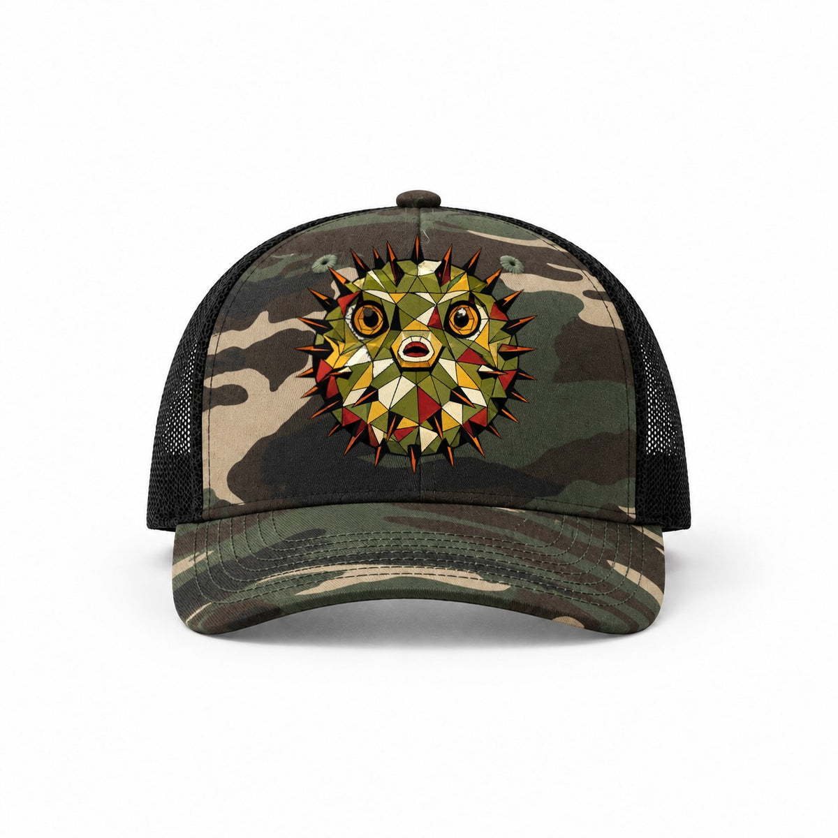 Woodland Camo-Black — front view