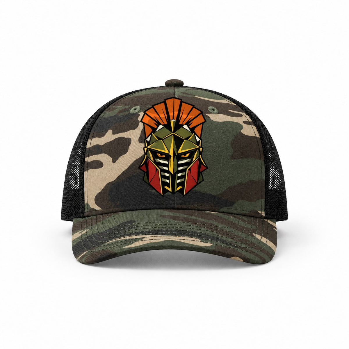 Woodland Camo-Black — front view