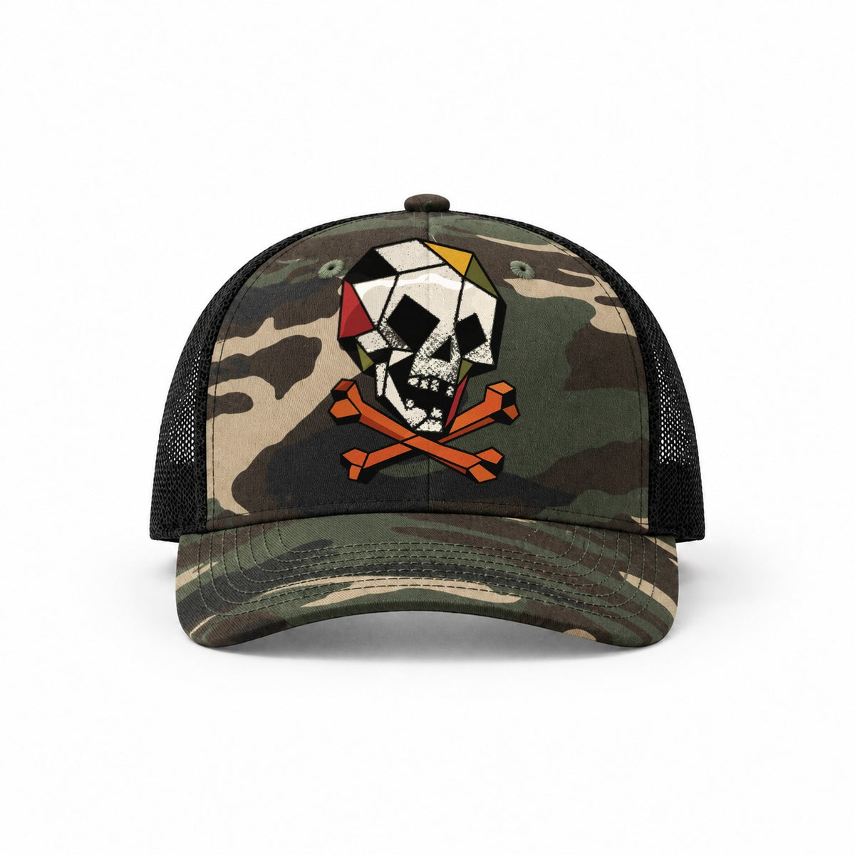 Woodland Camo-Black — front view