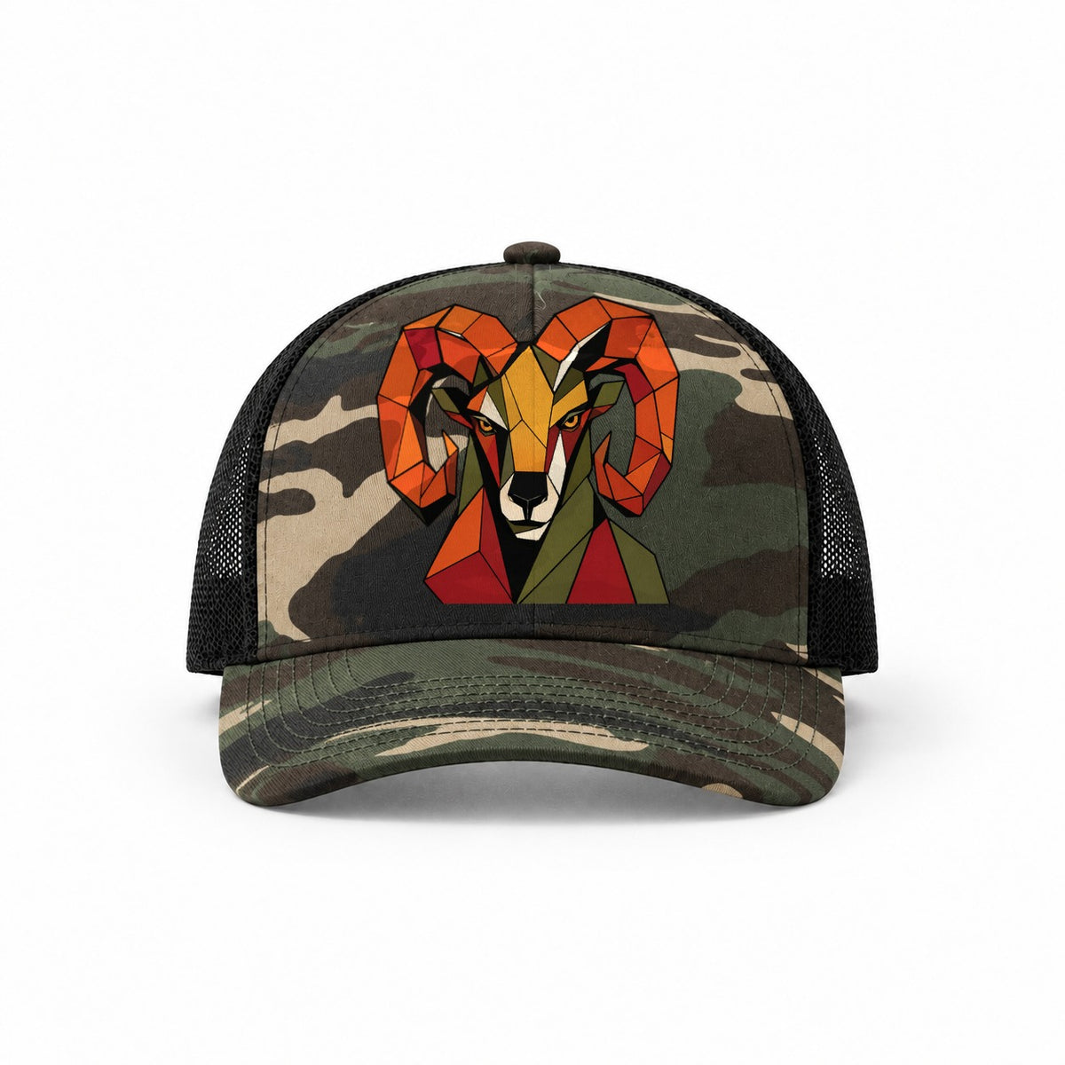 Woodland Camo-Black — front view