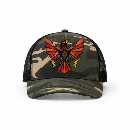 Woodland Camo-Black — front view