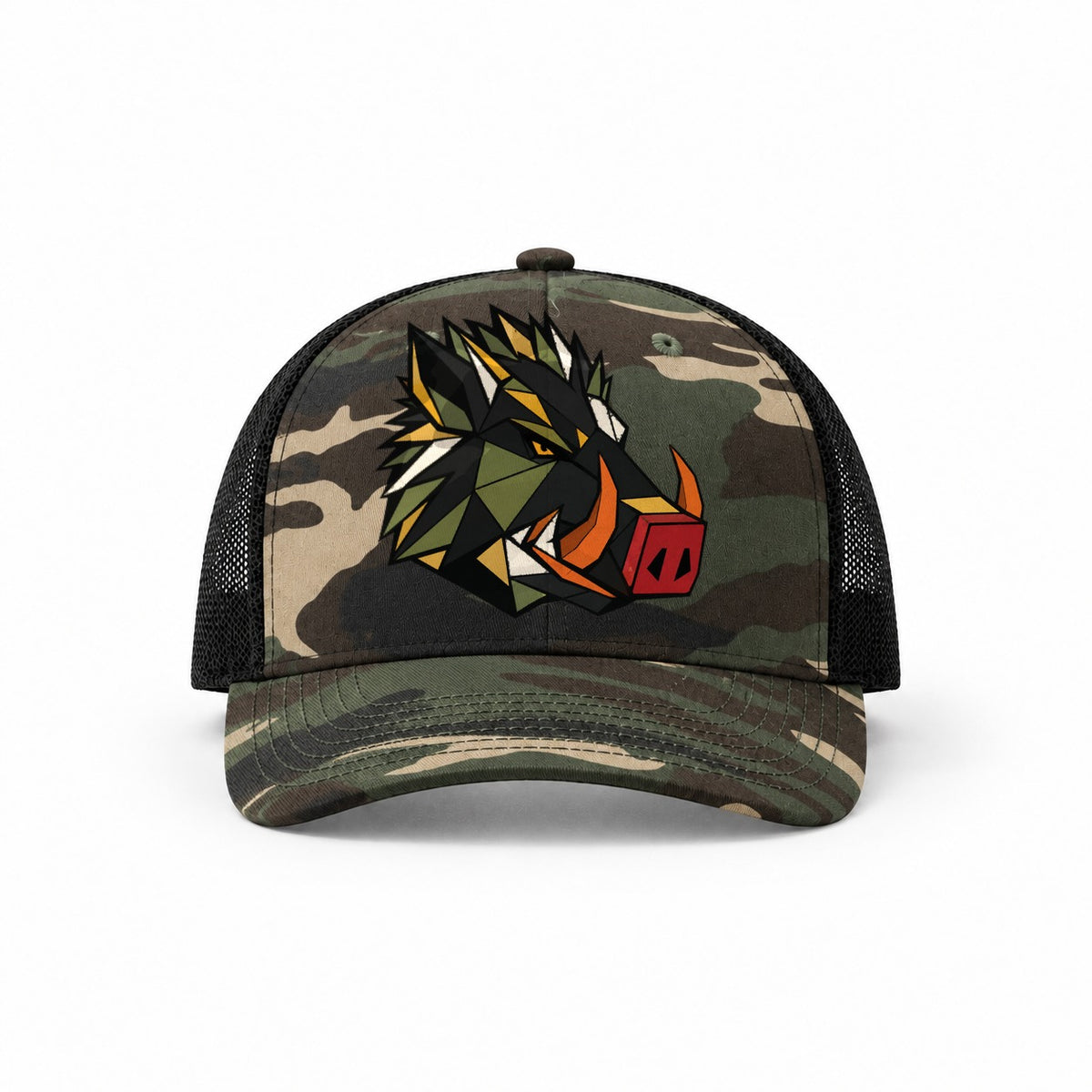 Woodland Camo-Black — front view
