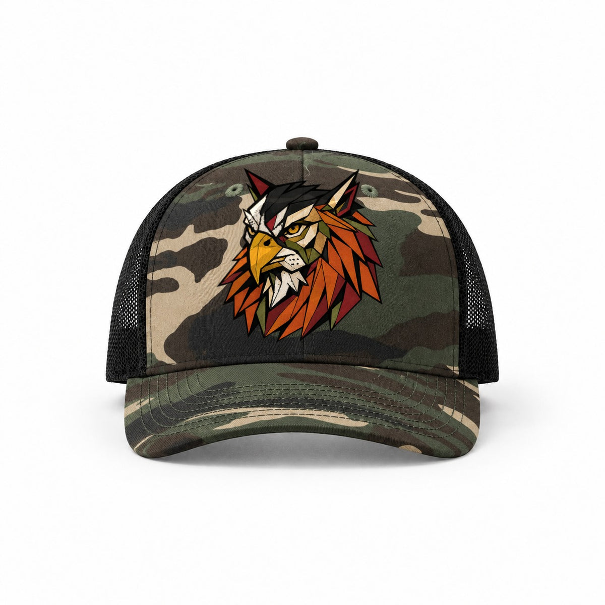 Woodland Camo-Black — front view