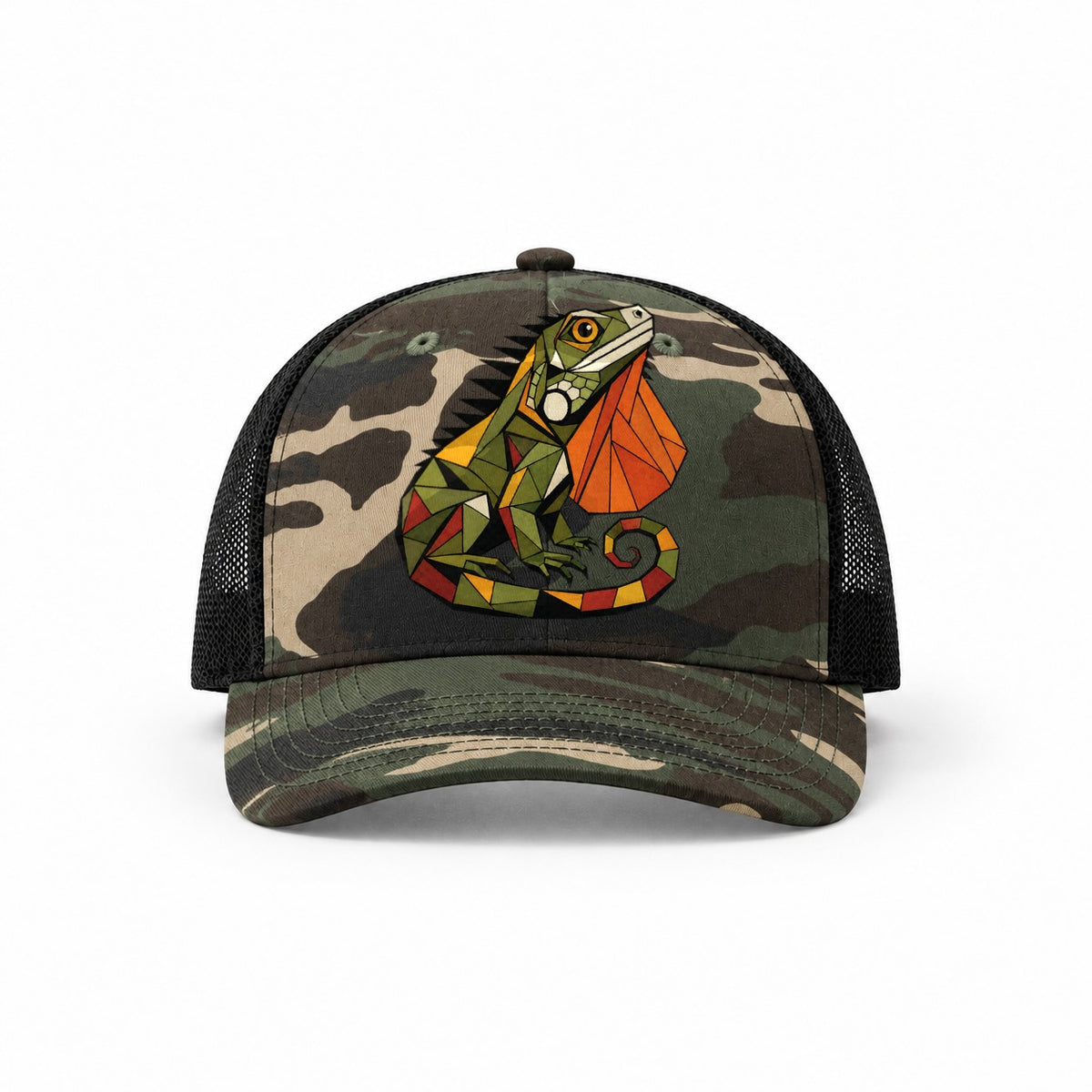 Woodland Camo-Black — front view