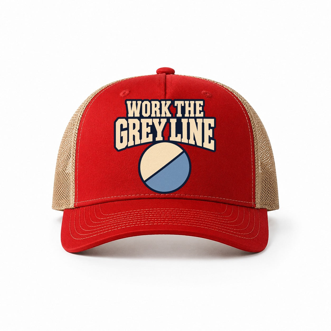 Red-Khaki — front view