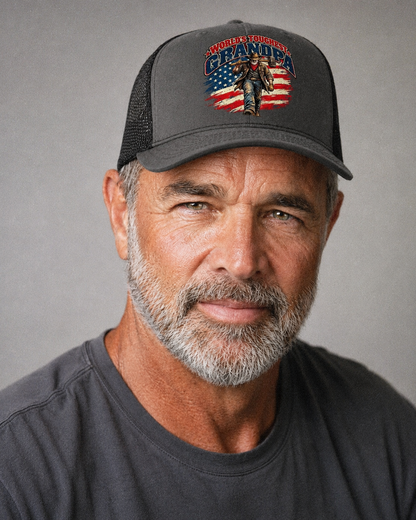 Studio model wearing the hat