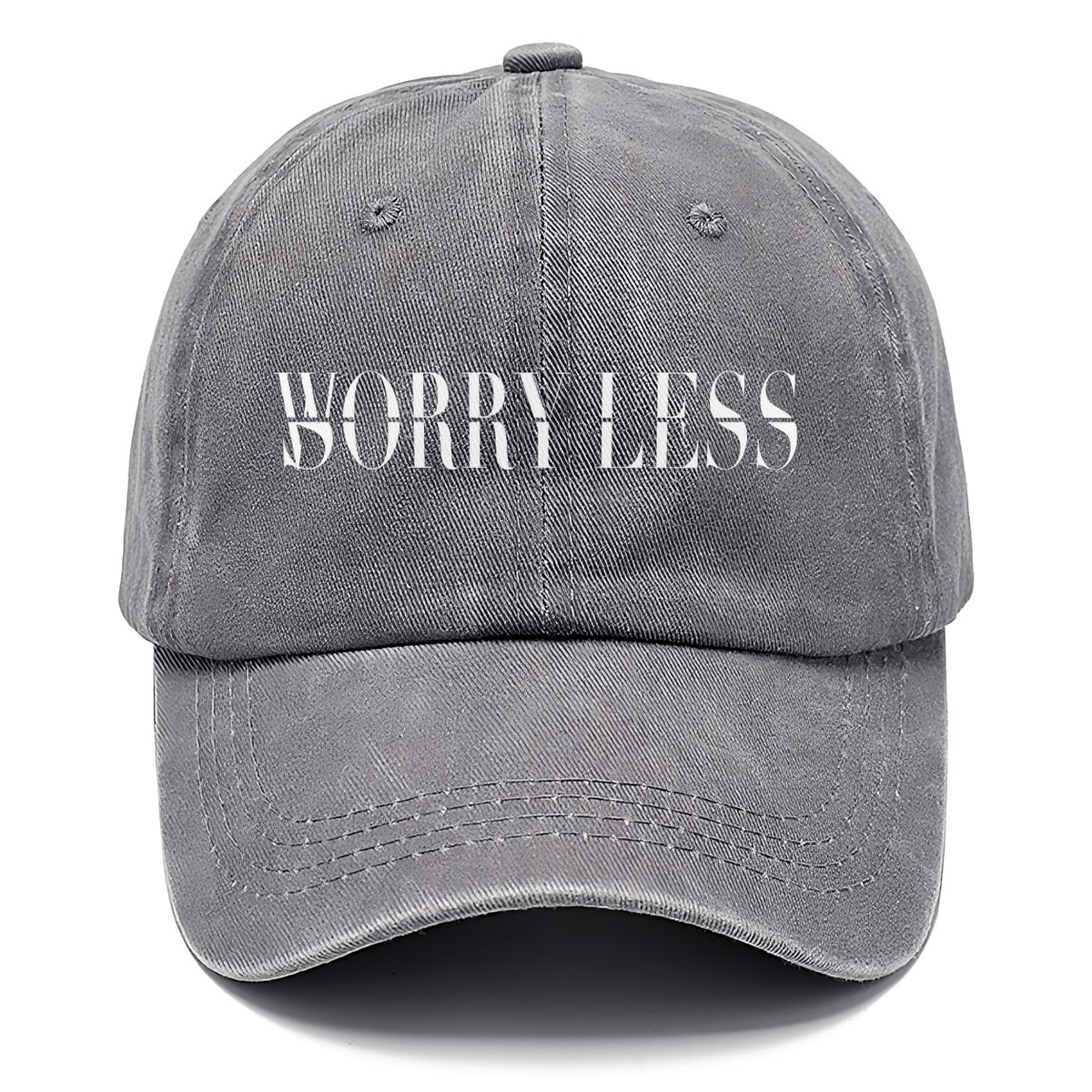 Worry Less Sorry Less Split Feelings Classic Cap – Urban Haze