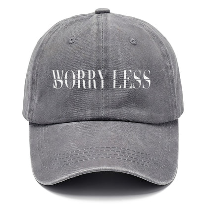 Worry Less Sorry Less Split Feelings Classic Cap – Urban Haze