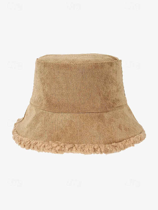 Premium Material: Made of corduroy with sherpa trim, offering a soft touch and durable wear.